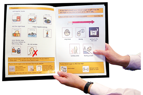 An example of an easy read booklet.